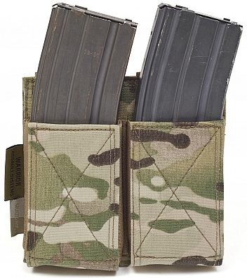 WARRIOR Double Elastic Mag Pouch Colours - multicam (W-EO-DEMP-MC)