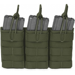 WARRIOR Triple MOLLE Open M4 5.56mm - olive drab (W-EO-TMOP-OD)