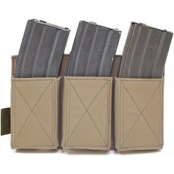 WARRIOR Triple Elastic Mag Pouch Colours - coyote (W-EO-TEMP-CT)