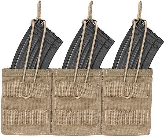 WARRIOR Triple MOLLE Open AK 7.62mm - coyote (W-EO-TMOP-AK-CT)