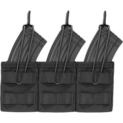 WARRIOR Triple MOLLE Open AK 7.62mm - black (W-EO-TMOP-AK-BLK)