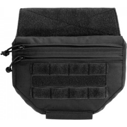 WARRIOR Drop Down Velcro Utility Pouch - black (W-EO-DDVUP-BLK)