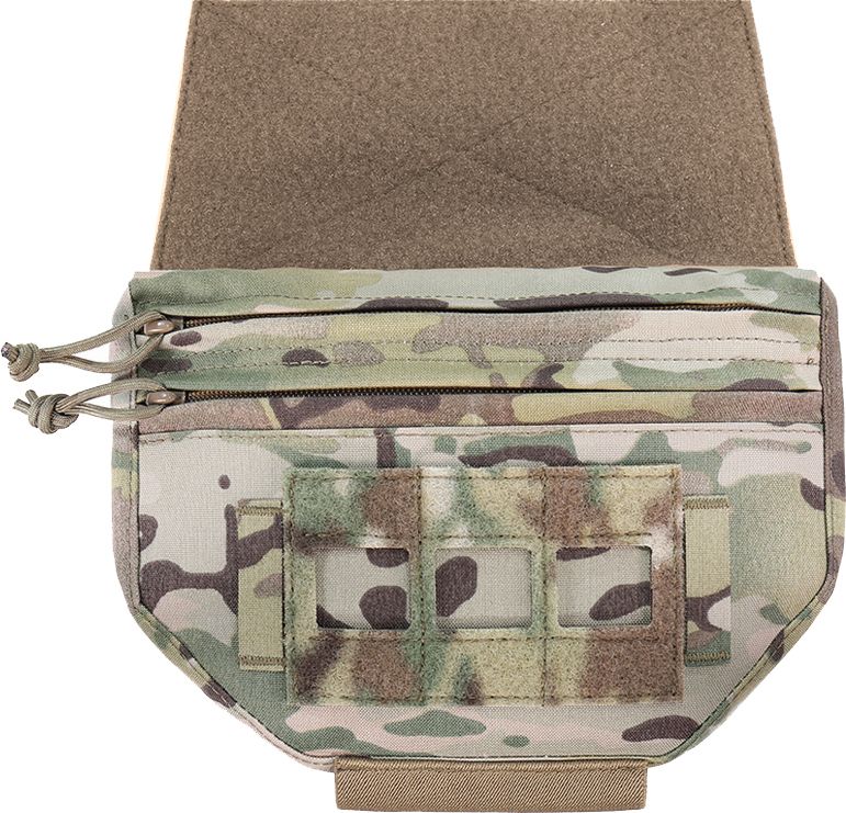 WARRIOR Laser Cut Drop Down Velcro Utility Pouch - multicam (W-LC-DDVUP-MC)