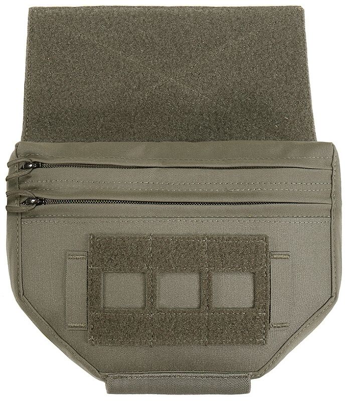 WARRIOR Laser Cut Drop Down Velcro Utility Pouch - ranger green (W-LC-DDVUP-RG)