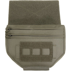 WARRIOR Laser Cut Drop Down Velcro Utility Pouch - ranger green (W-LC-DDVUP-RG)