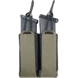 WARRIOR Laser Cut Double Bungee Pistol Pouch - ranger green (W-LC-DBPP-RG)