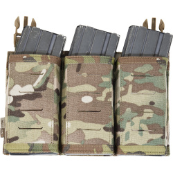 WARRIOR LC Detachable Front Panel Triple Snap Mag Pouch - multicam (W-LC-DFP-TSMP-MC)