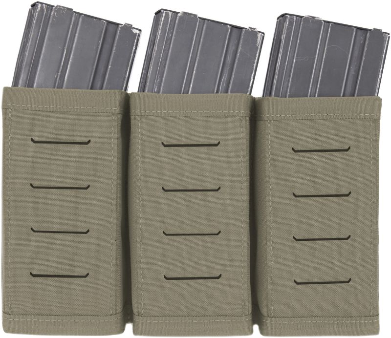 WARRIOR LC MOLLE Triple Snap Mag Pouch - ranger green (W-LC-TSMP-RG)