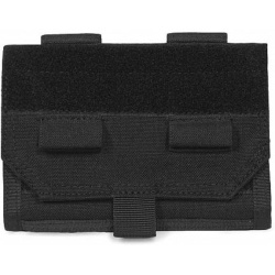 WARRIOR Forward Opening Admin Pouch - black (W-EO-FOA-BLK)