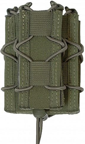 WARRIOR Single Quick Mag with Single Pistol Pouch - olive drab (W-EO-SQM-SP-OD)