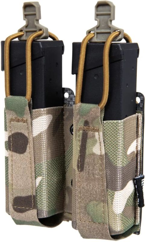 PRIMAL GEAR Double pistol mag pouch - multicam