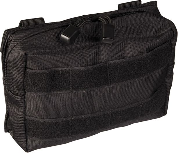 MILTEC MOLLE Utility pouch na opasok horizontálny - čierny (13487002)