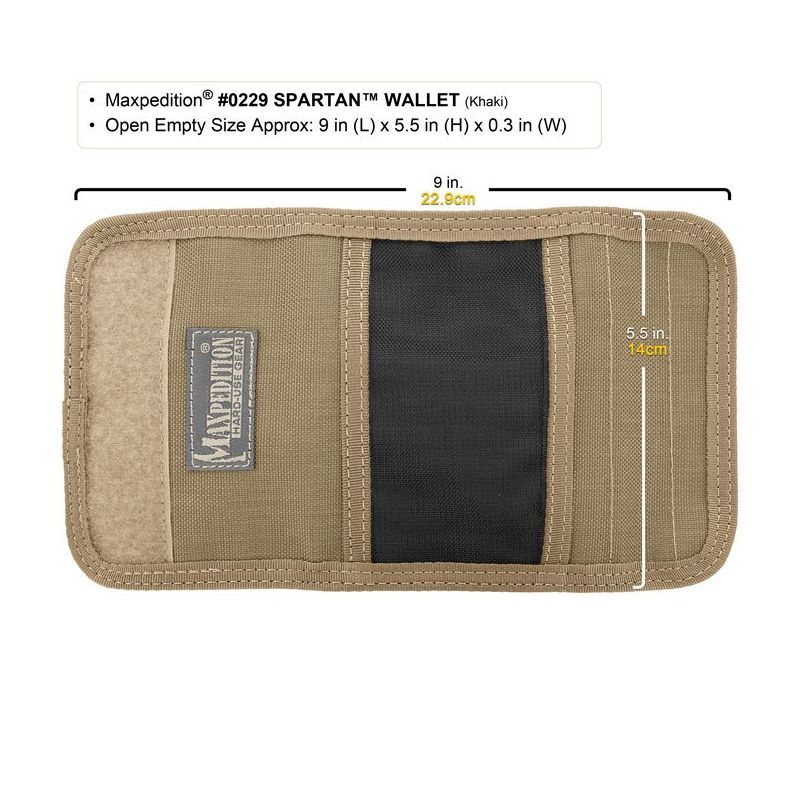 MAXPEDITION Peňaženka Spartan Wallet - zelená (MX229G)