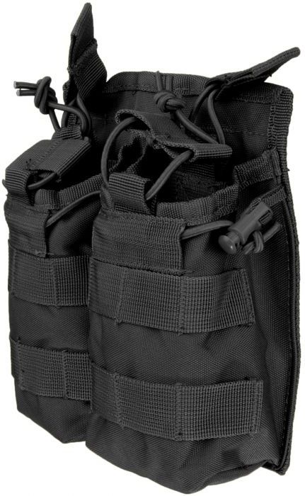 MILTEC MOLLE Double mag pouch - čierny (13497002)