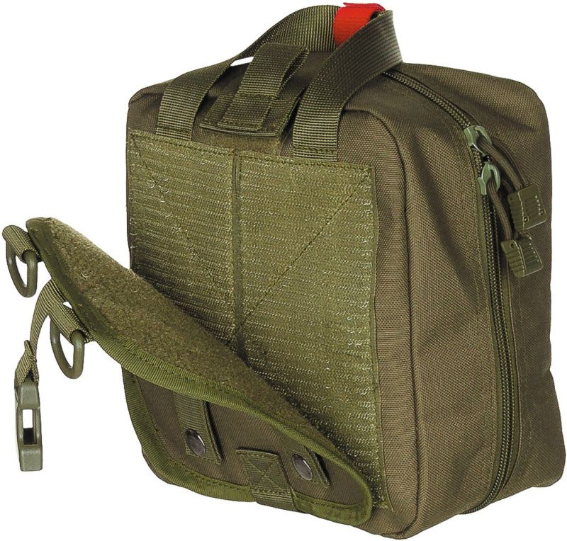 MFH MOLLE Pouch na lekárničku, velký, 21x22x12cm - olivový (30631B)