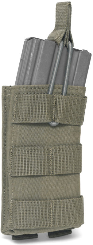 WARRIOR Single MOLLE Open Pouch 5.56mm - ranger green (W-EO-SMOP-RG)