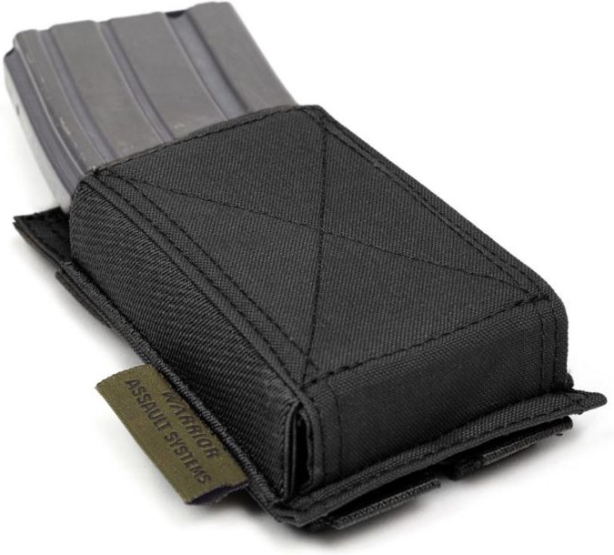 WARRIOR Single Elastic Mag Pouch Colours - black (W-EO-SEMP-BLK)