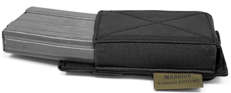 WARRIOR Single Elastic Mag Pouch Colours - black (W-EO-SEMP-BLK)