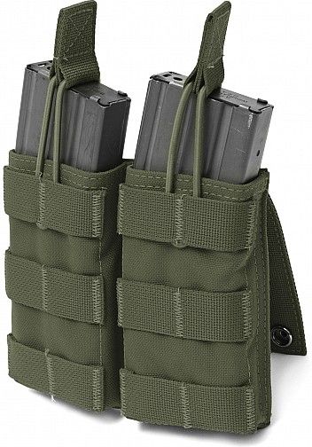 WARRIOR Double MOLLE Open M4 5.56mm - olive drab (W-EO-DMOP-OD)