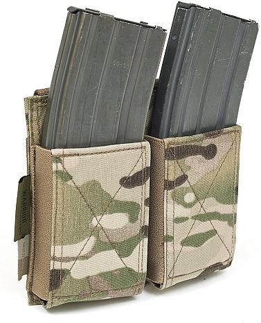 WARRIOR Double Elastic Mag Pouch Colours - multicam (W-EO-DEMP-MC)