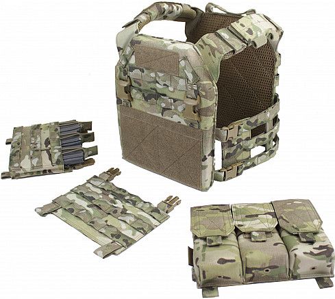 WARRIOR Removable Triple molle open pouch for RPC - multicam (W-EO-RPC-TMOP-MC)