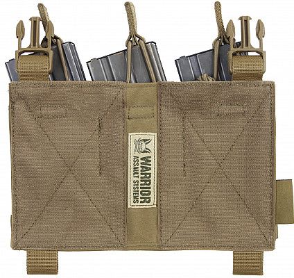 WARRIOR Removable Triple molle open pouch for RPC - coyote (W-EO-RPC-TMOP-CT)