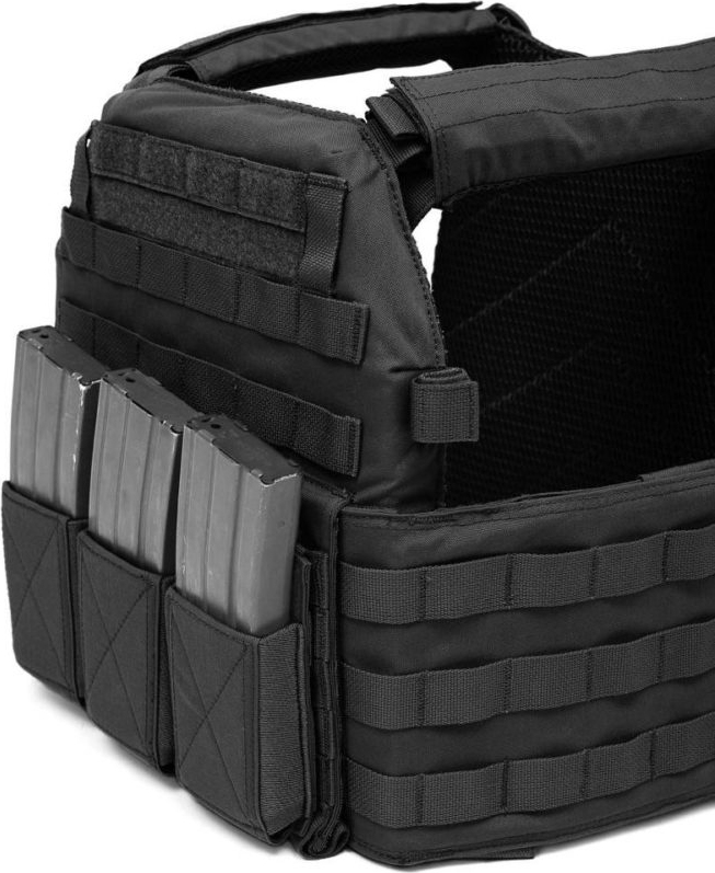 WARRIOR Triple Elastic Mag Pouch Colours - čierny (W-EO-TEMP-BLK)