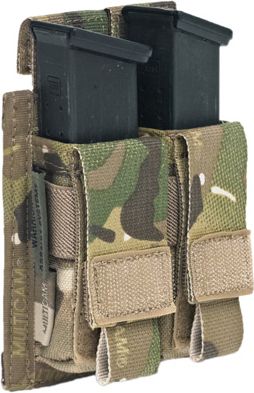 WARRIOR Direct Action Double DA 9mm Pistol Pouch - multicam (W-EO-DPDA-9-MC)