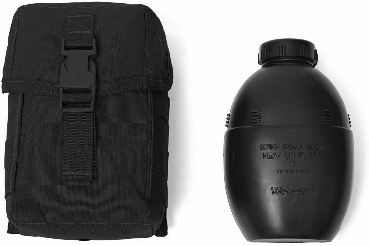 WARRIOR Medium General Utility Pouch - black (W-EO-MGUP-BLK)