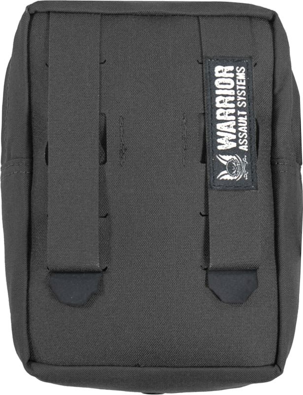 WARRIOR Laser Cut Small Vertical Utility Pouch - black (W-LC-SVUP-BLK)