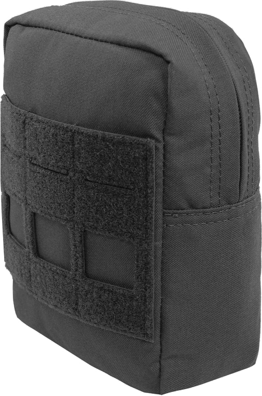 WARRIOR Laser Cut Small Vertical Utility Pouch - black (W-LC-SVUP-BLK)