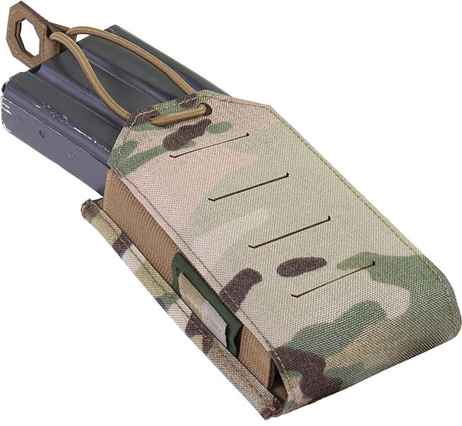 WARRIOR Laser Cut Single Bungee 5.56 Pouch - multicam (W-LC-SB-556P-MC)