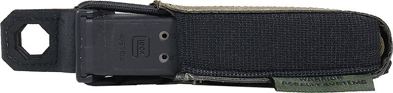 WARRIOR Laser Cut Double Bungee Pistol Pouch - ranger green (W-LC-DBPP-RG)