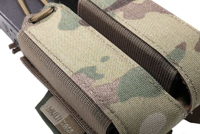 WARRIOR Laser Cut Double Bungee Pistol Pouch - multicam (W-LC-DBPP-MC)