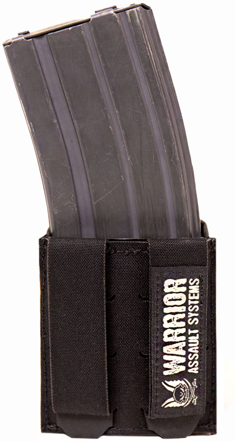 WARRIOR LC Single Snap Mag Pouch 5.56mm Short - black (W-LC-SSMP-556P-S-BLK)