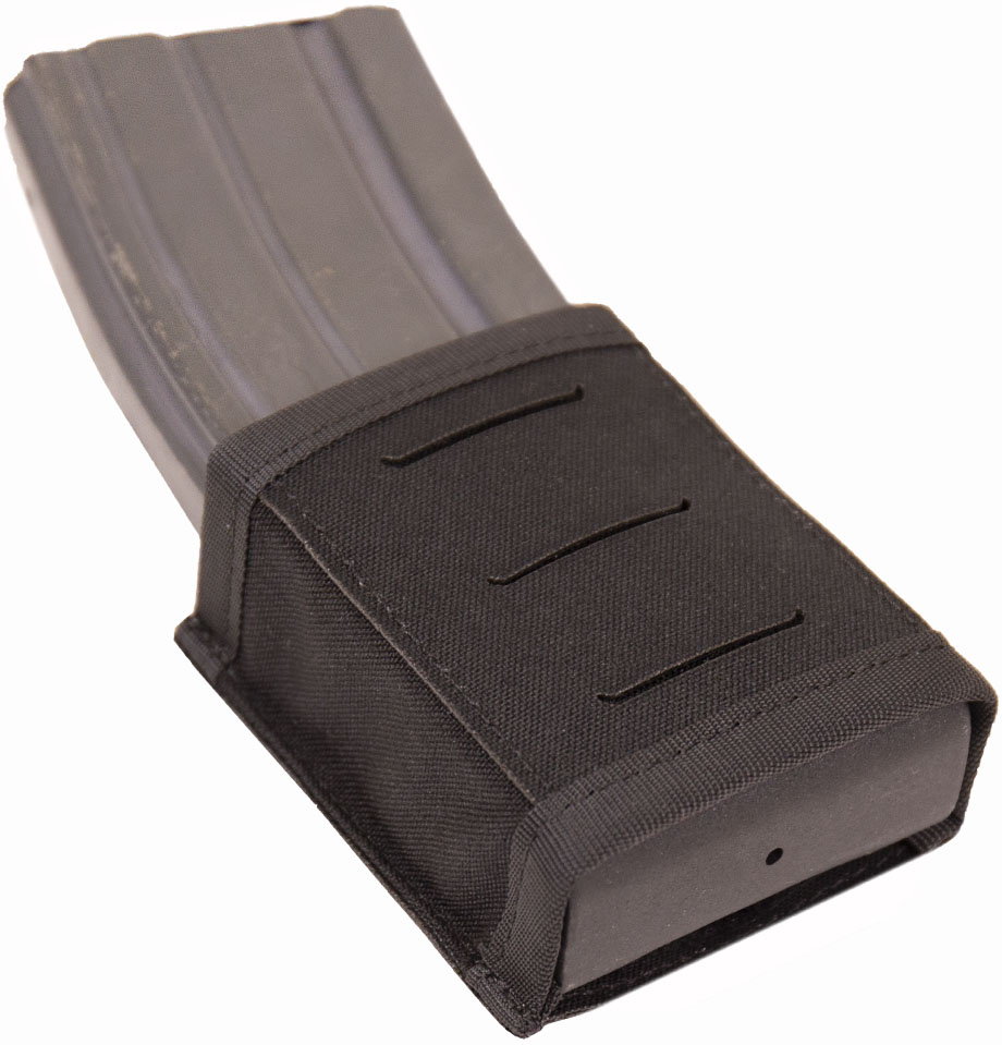 WARRIOR LC Single Snap Mag Pouch 5.56mm Short - black (W-LC-SSMP-556P-S-BLK)