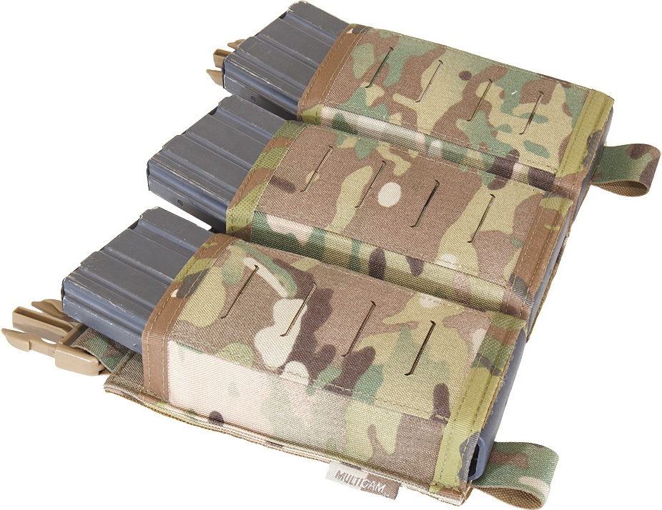 WARRIOR LC Detachable Front Panel Triple Snap Mag Pouch - multicam (W-LC-DFP-TSMP-MC)