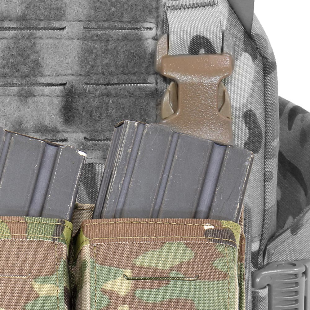 WARRIOR LC Detachable Front Panel Triple Snap Mag Pouch - multicam (W-LC-DFP-TSMP-MC)