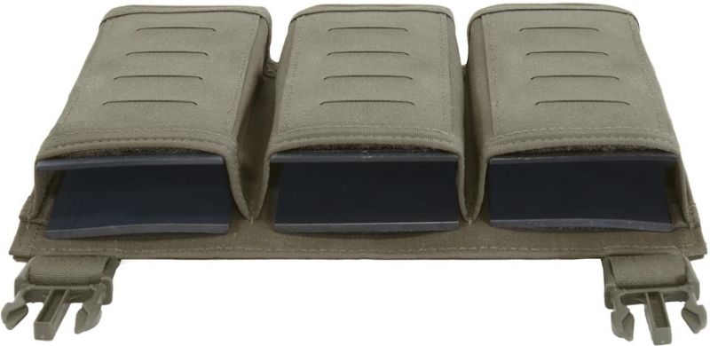 WARRIOR LC Detachable Front Panel Triple Snap Mag Pouch - ranger green (W-LC-DFP-TSMP-RG)