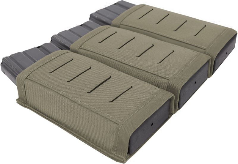 WARRIOR LC MOLLE Triple Snap Mag Pouch - ranger green (W-LC-TSMP-RG)