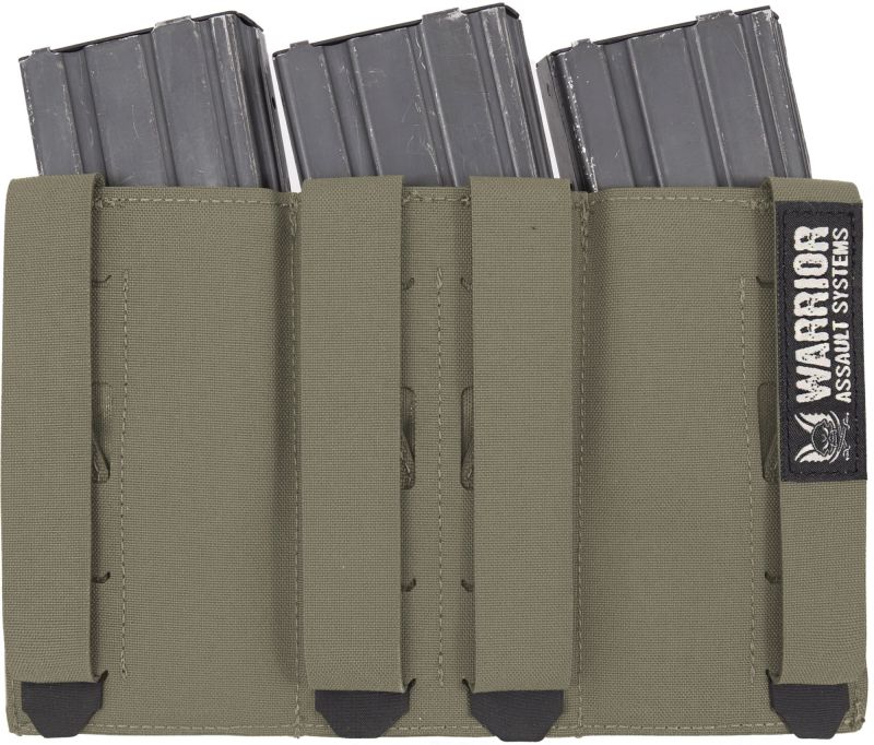 WARRIOR LC MOLLE Triple Snap Mag Pouch - ranger green (W-LC-TSMP-RG)