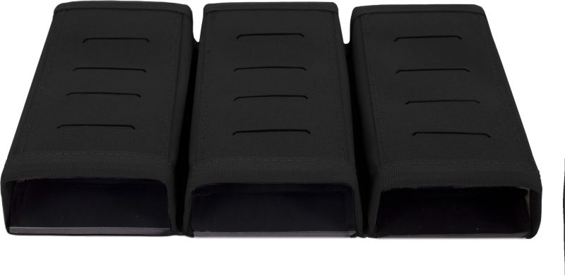 WARRIOR LC MOLLE Triple Snap Mag Pouch - black (W-LC-TSMP-BLK)