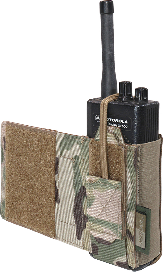 WARRIOR LC Wing Velcro Adjustable Radio Pouch - Left - multicam (W-LC-WV-ARP-L-MC)