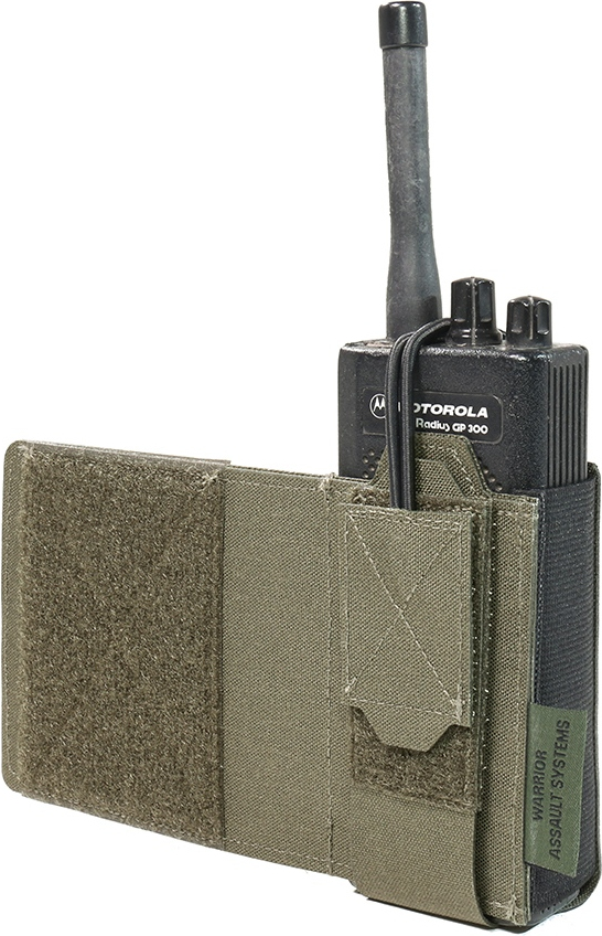 WARRIOR LC Wing Velcro Adjustable Radio Pouch - Left - ranger green (W-LC-WV-ARP-L-RG)