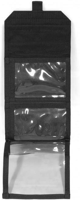 WARRIOR Forward Opening Admin Pouch - black (W-EO-FOA-BLK)