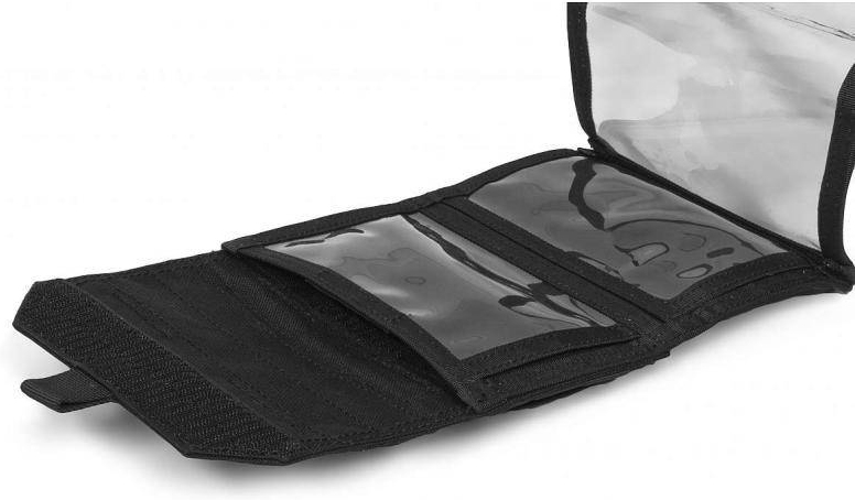 WARRIOR Forward Opening Admin Pouch - black (W-EO-FOA-BLK)