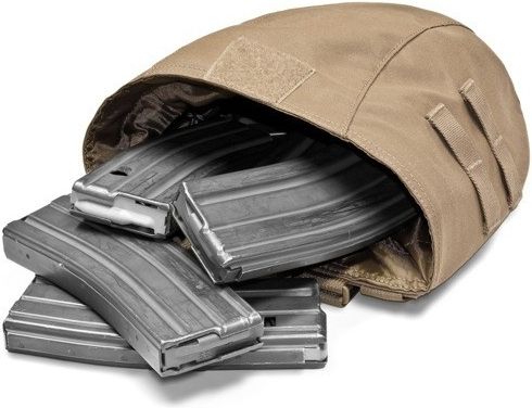 WARRIOR Large Roll Up Dump Pouch - Generation 2 - coyote (W-EO-LRUDP-G2-CT)