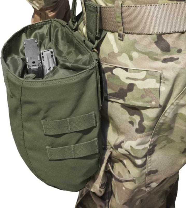 WARRIOR Large Roll Up Dump Pouch - Generation 2 - olive drab (W-EO-LRUDP-G2-OD)