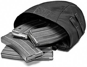 WARRIOR Large Roll Up Dump Pouch - Generation 2 - black (W-EO-LRUDP-G2-BLK)