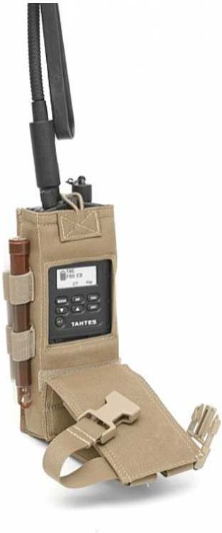 WARRIOR Front Opening MBITR Radio Pouch - coyote (W-EO-MBITR-G2-CT)